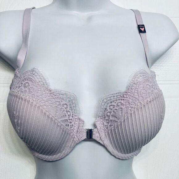Victoria's Secret Dream Angels Lined Demi Bra Front Closure‎ 32DD New - Picture 1 of 11